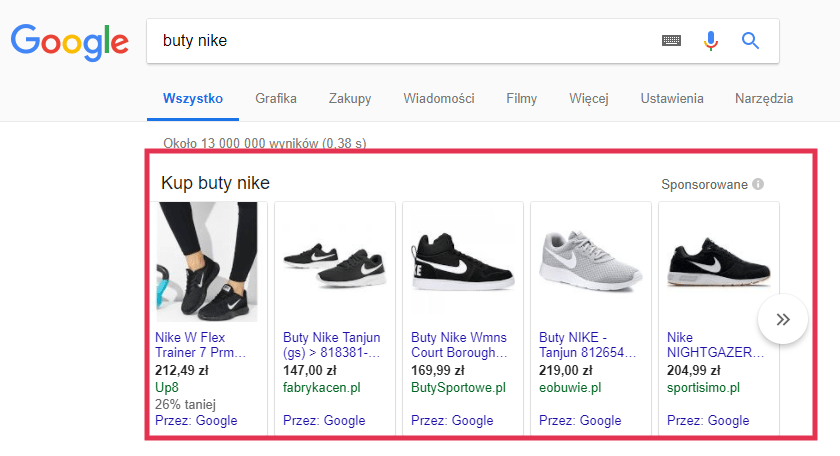 Reklama produktowa Google Merchant Lublin
