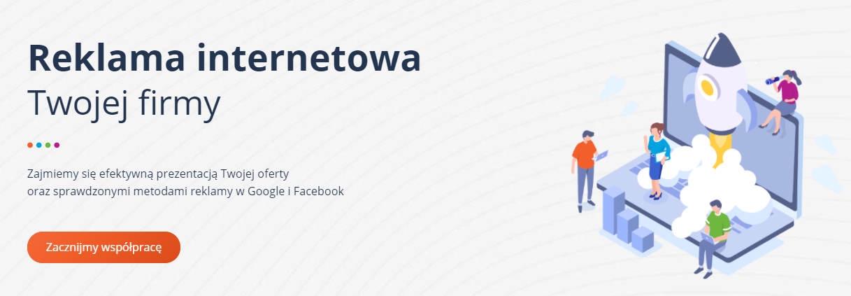 Reklama internetowa Twojej firmy - pierwsza kombinacja wprowadzona do GO