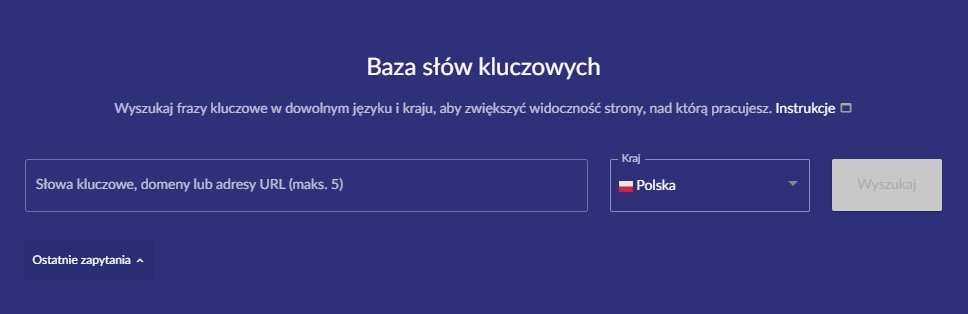 Baza Slow Kluczowych Senuto