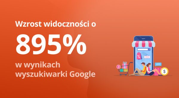 Case Study SEO sklepu internetowego – wzrost widoczności o&nbsp;895%