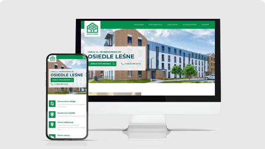 Strona internetowa osiedlelesne.com.pl