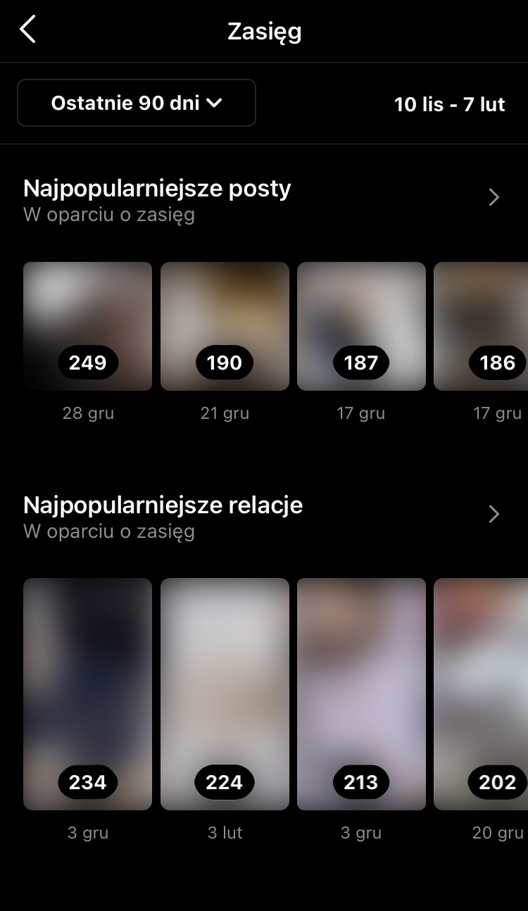 Statystyki Zasiegu Na Instagram Reels Dla Postow I Relacji