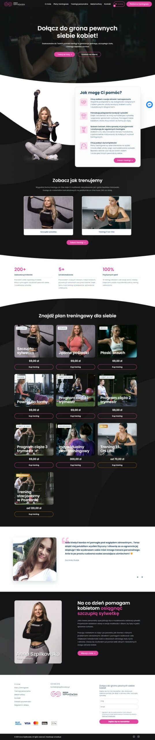 Sklep internetowy szpilkowska.pl - zrzut desktop